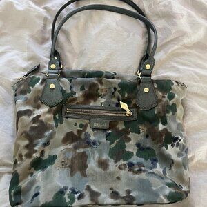 MZ Wallace Bedford Chelsea Forest Print Nylon Tote Bag